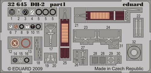 Eduard etched details - eduard, 1/32