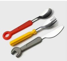 Kids Cutlery Set Brick Knife
