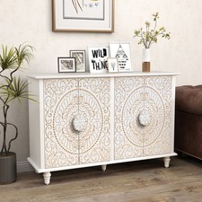 48" Vintage Carved Wood