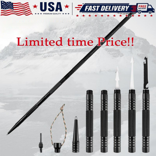 Multi functional hiking stick - multi-functional,