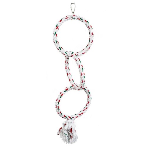Colourful cotton hoops parrot - hoops,
