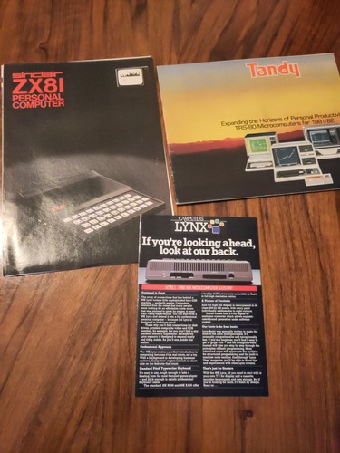 Vintage computer brochures - computer,