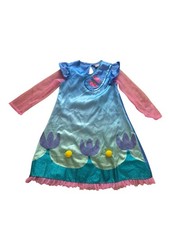 Girls Dreamwork Trolls Dress 4-5 Years Old Fancy Dress Outfit Poppy Costume Kids