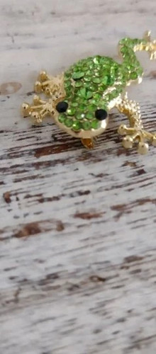Cute little frog rhinestone - cute,