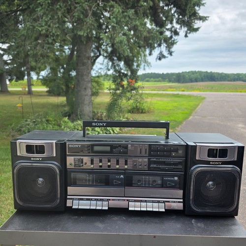 Vintage sony cfs w500 boombox - vintage, cfs-w500