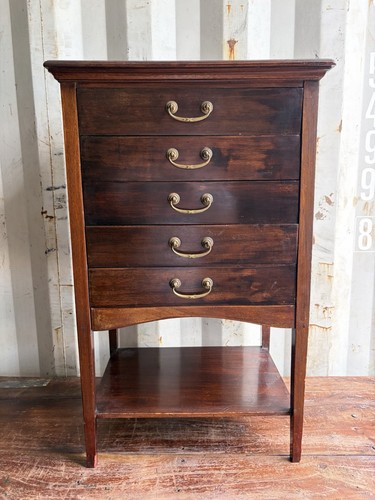 Antique mahogany cabinet music - antique,
