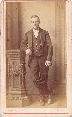 Cdv card victorian young - victorian, man