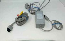 Official Nintendo Wii Replacement Cables - Power Supply and AV Cable FREE P&P