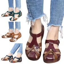 Ladies Closed Toe Womens Ankle