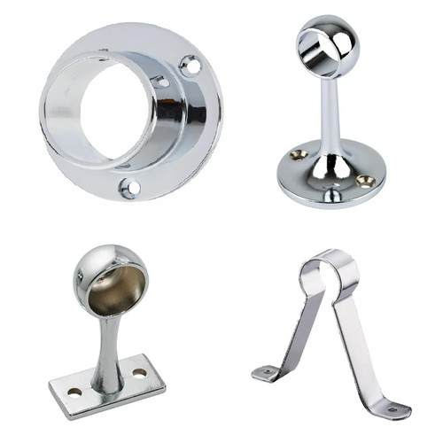 Wardrobe rail hanging fittings - rail,