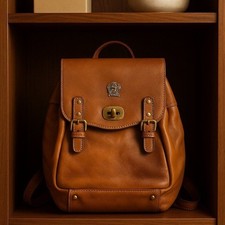 Italian Leather Mini Backpack