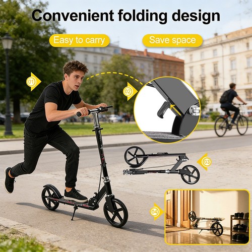 Foldable commuter scooter - foldable,