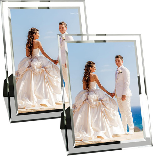 Silver glass wedding - silver,
