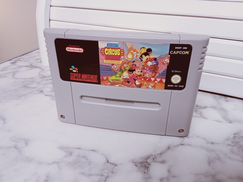 Snes game the great circus - great,