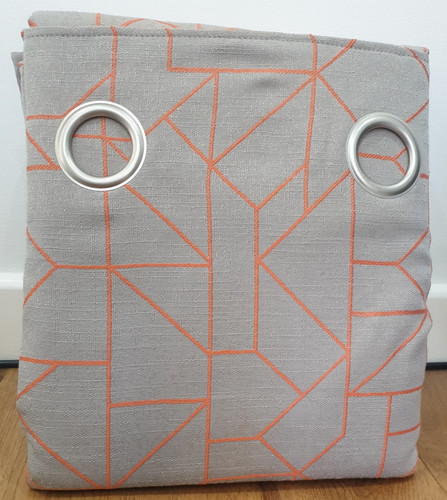 Next linear geo orange eyelet - geo,