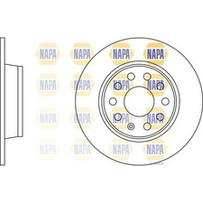 2x Brake Discs Solid For VW Golf Alltrack MK7 2.0 TDI 4motion Rear 1K0615601AA
