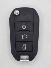 GENUINE USED PEUGEOT 3 BUTTON REMOTE KEY FOB 5FA010353-04