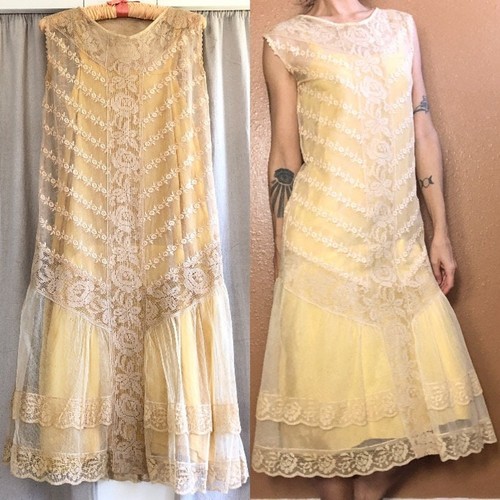Vintage 1920s sheer - sheer, mesh