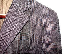 Bespoke 1961 F.A.Stone 2pc check Suit, Handmade, Savile row, Tailor made