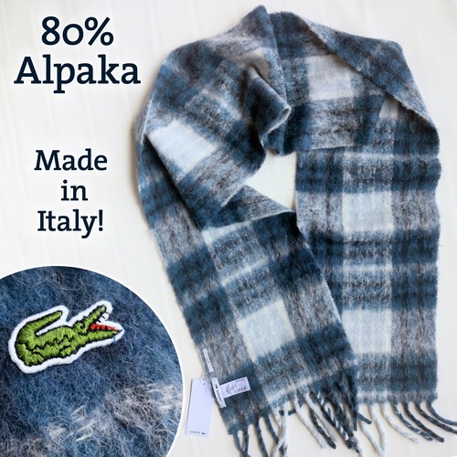 130 lacoste alpaca scarf - np~$130,