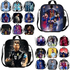 Kids Macy's 3D Football Insulated Lunch Bag School Lunch Box Handbag Picnic Box