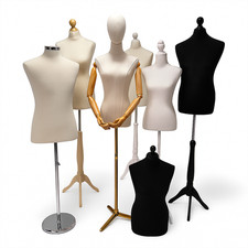 Huge Range of Male & Female Tripod Mannequin Tailor Dummies – All Styles