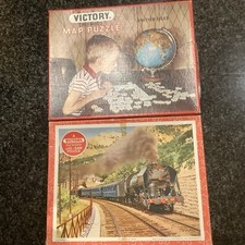 Victory plywood map puzzle - plywood,