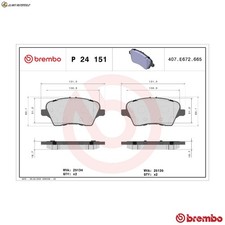 Brake pad set disc - brake,