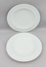 White By Denby Medium Salad Dessert Bread Plate 9.25" (24cm) x 2