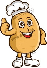 Potato Mascot sticker trailer