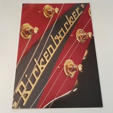 Rickenbacker Guitar Double Sides Poster From 1986