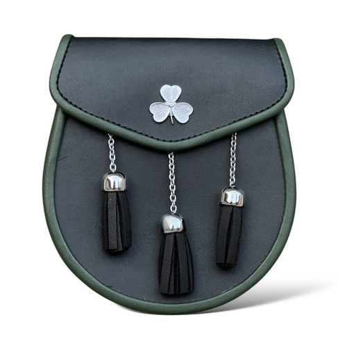 Men scottish shamrock badge - scottish,