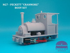 NG7 Peckett Cranmore 0-4-0ST - Narrow Gauge Body Kit - 0-16.5 3D Printed Resin