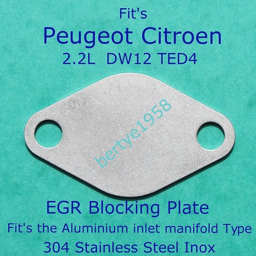 Egr valve repair plate peugeot - egr,