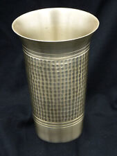 Royal Selangor Rare Vintage Hand Hammered Pewter 12.5cm Cup Beaker Vase New