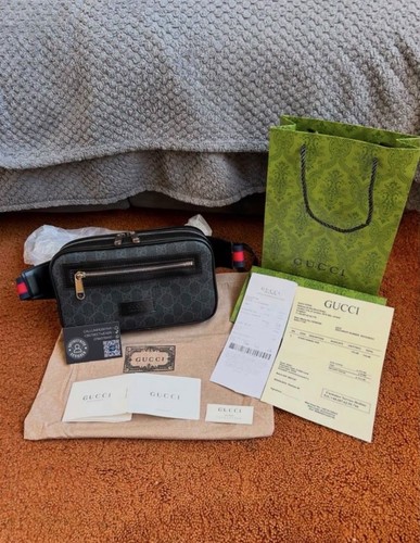 Gucci monogram leather bumbag - monogram,