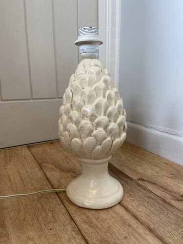 Vintage artichoke table lamp - vintage,