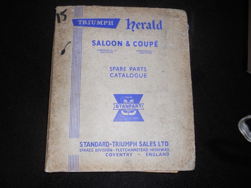 Triumph herald saloon and - triumph,
