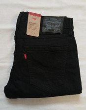 Levi's 512 Mens Black Slim