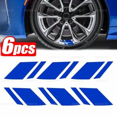 Blue reflective car wheel - reflective,