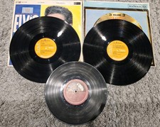 Elvis Presley Lps  2x Small Orange labels  1x 10" Hmv , no sleeve,  fillers 