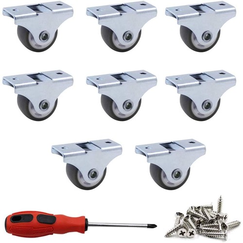 Pack caster wheels rigid - 8,