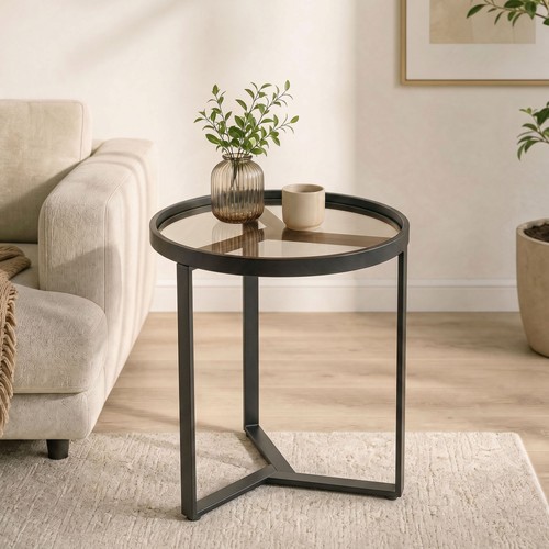 Round side table with - table,