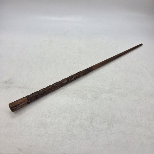 Ww1 trench art carved wooden - ww1,