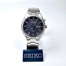SEIKO KINETIC Stainless Bracelet Watch - 5M83-0AB0 - New Capacitor/Warranty