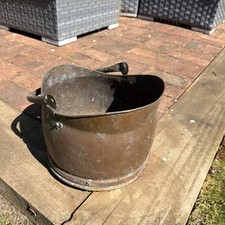 Vintage Copper Coal Scuttle
