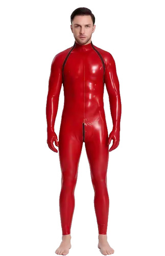 Men red latex - men’s, rubber