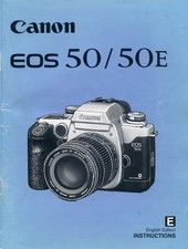 Canon EOS 50 / 50E 35mm Camera  Instruction Manual