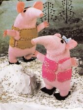 CLANGERS TOY~LARGE/SMALL~ DOUBLE KNITTING PATTERN~SIZE Small 21cm   L27cm (D 81)