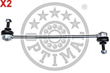 Front Steel Stabiliser Rod Strut 2x OPTIMAL Fits ALPINA AUDI BMW 97-19 2Q0411315